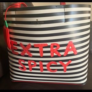 Kate Spade Extra Spicy large tote
